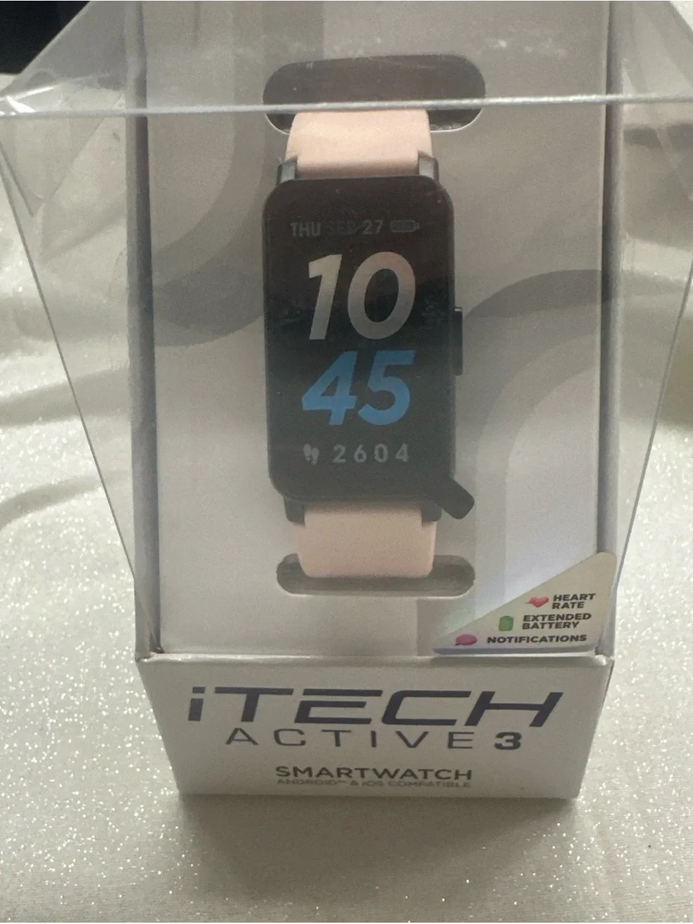 (177) Active 3 Smartwatch - Pink Strap